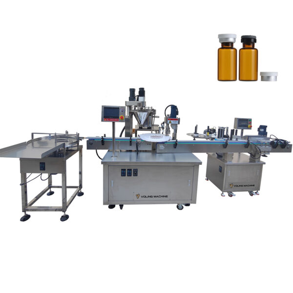 Pharmaceutical Vial Bottle Powder Filling Capping Machine