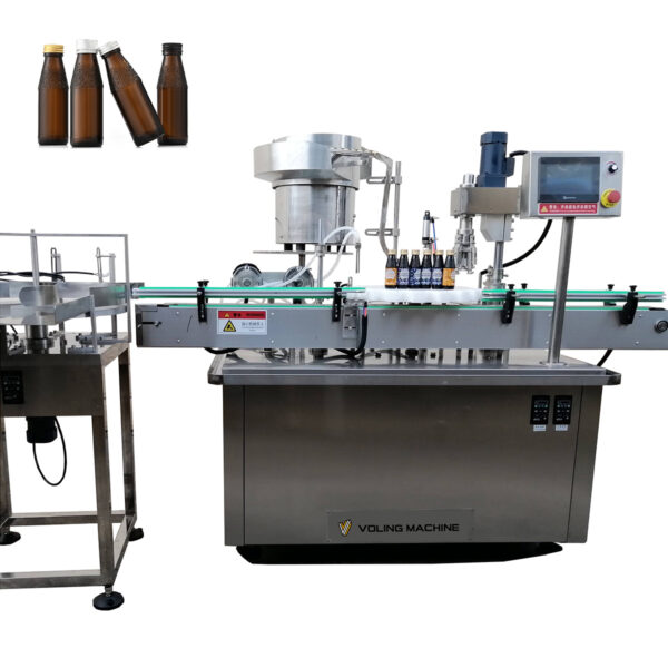 Fruit Syrup Juice Enzyme Bottles Filling and Capping Machine